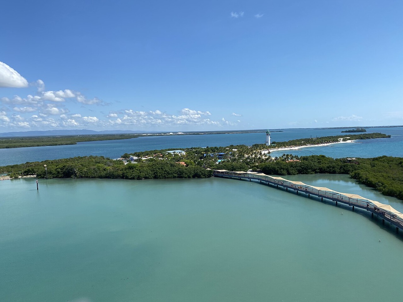 Real destination photograph of Harvest Caye