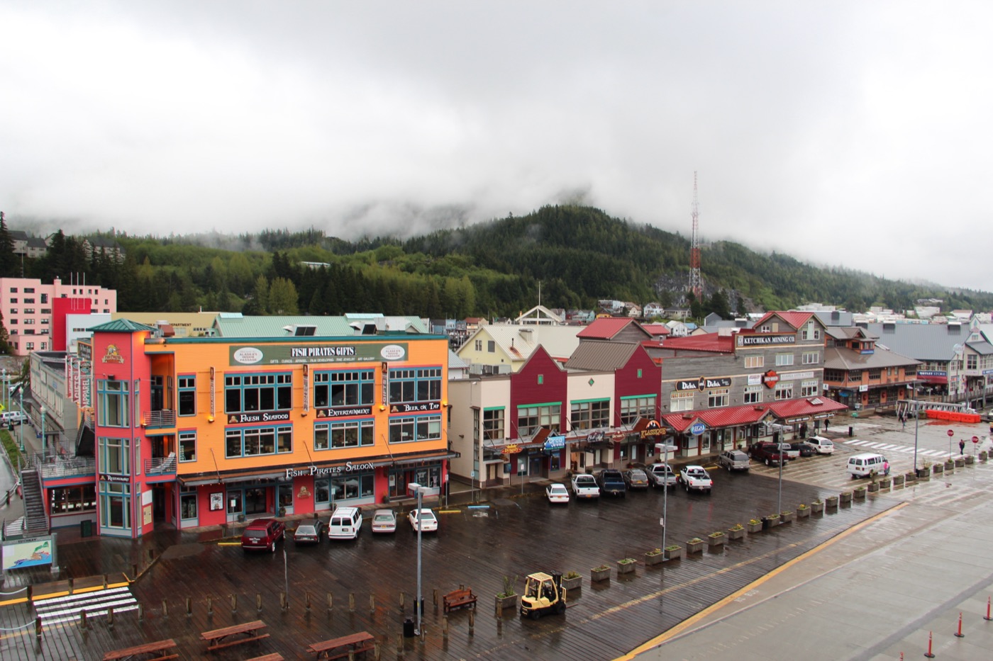 Real destination photograph of Ketchikan