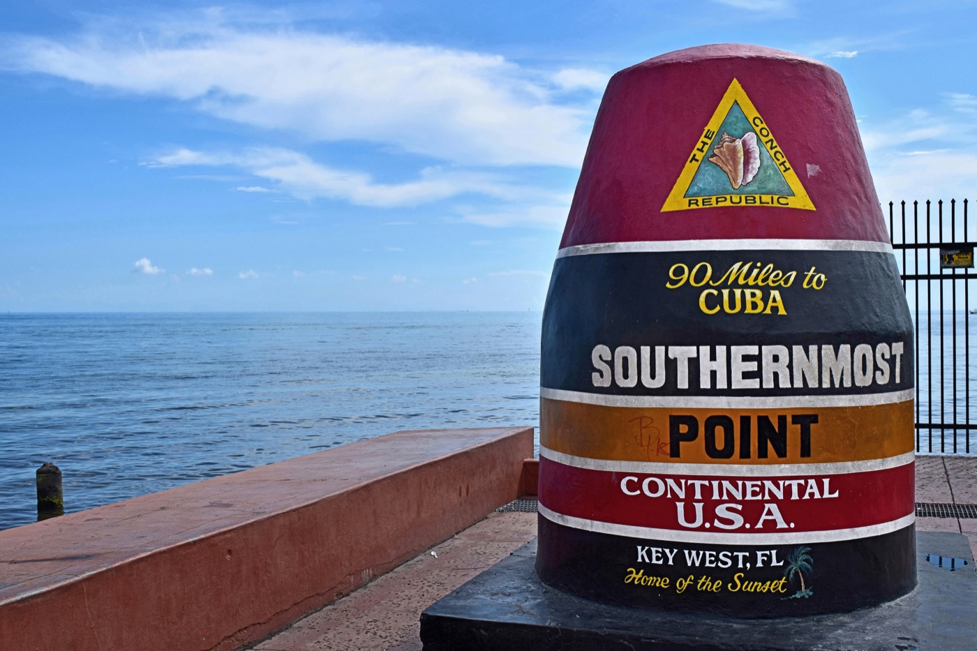 Real destination photograph of Key West