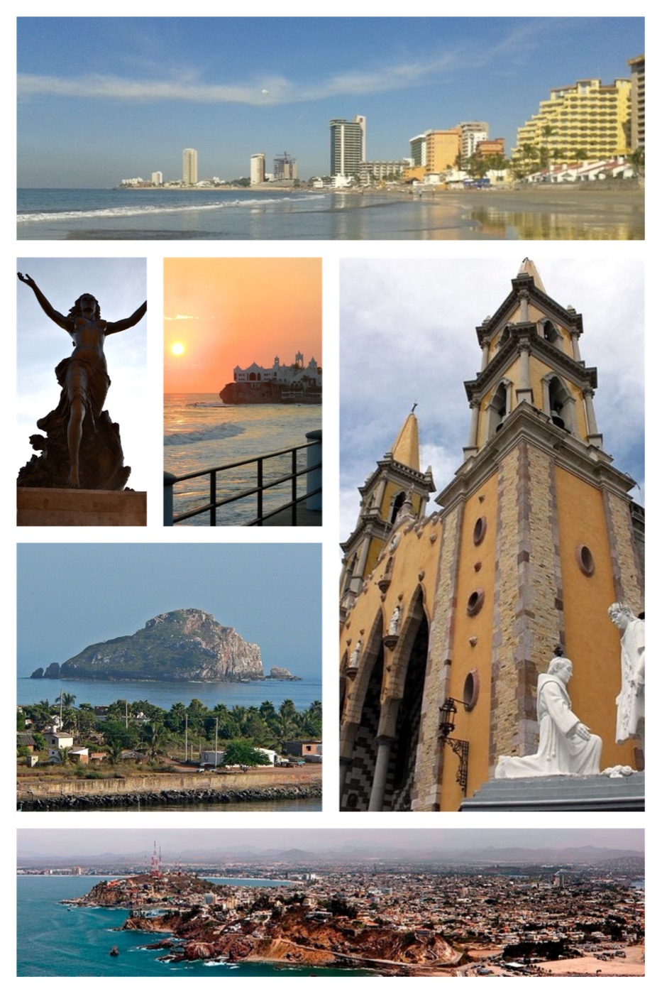Real destination photograph of Mazatlán
