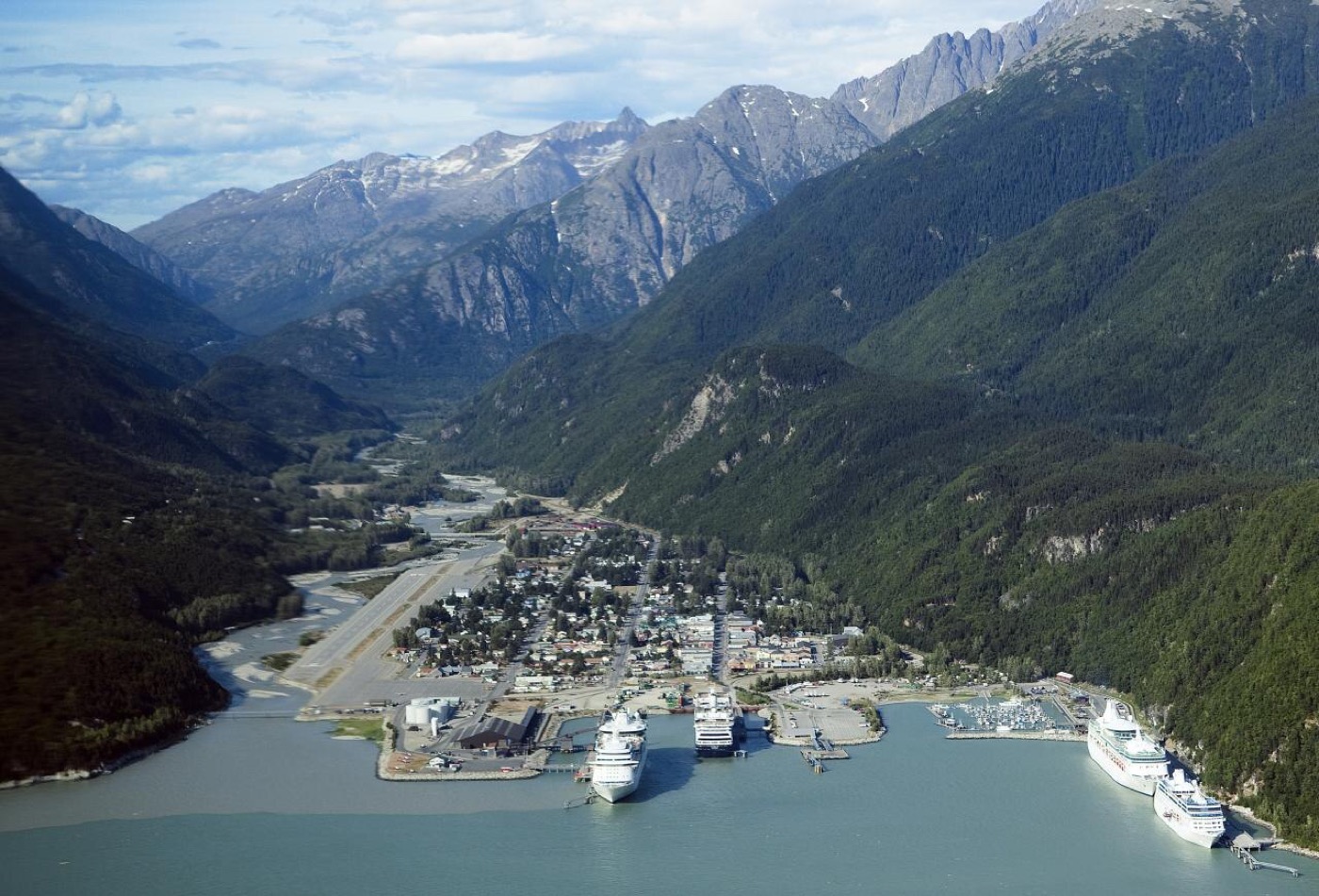 Real destination photograph of Skagway