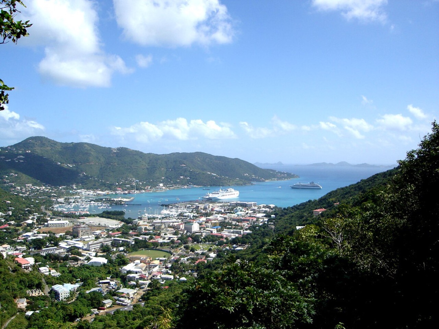 Real destination photograph of Tortola